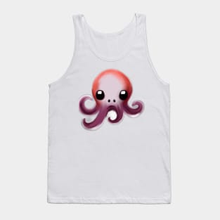 Cute Octopus Drawing Tank Top